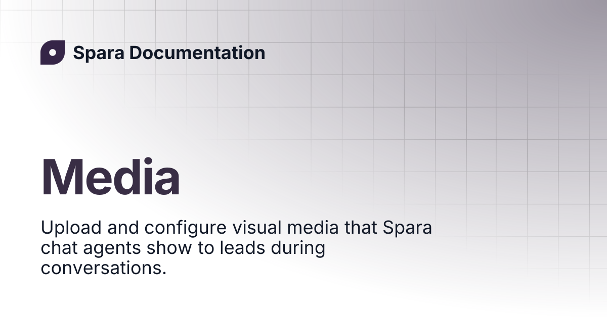 Media | Spara Documentation